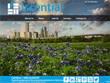 Tablet Screenshot of iscential.com